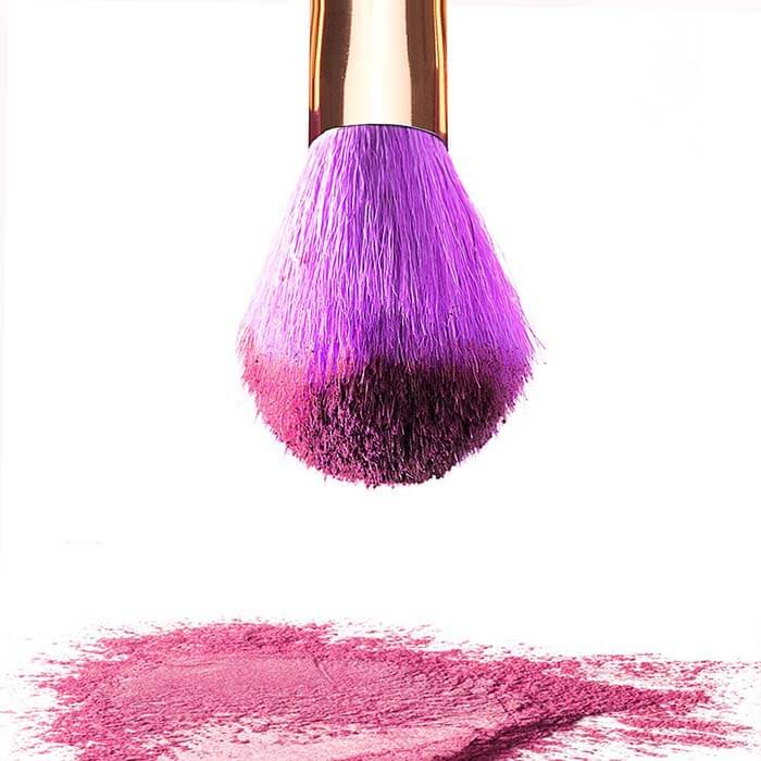 Purple Touch Makeup Brush Set  - 15 Pcs